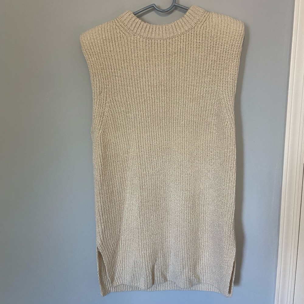 H&M Sweater vest with padded shoulders